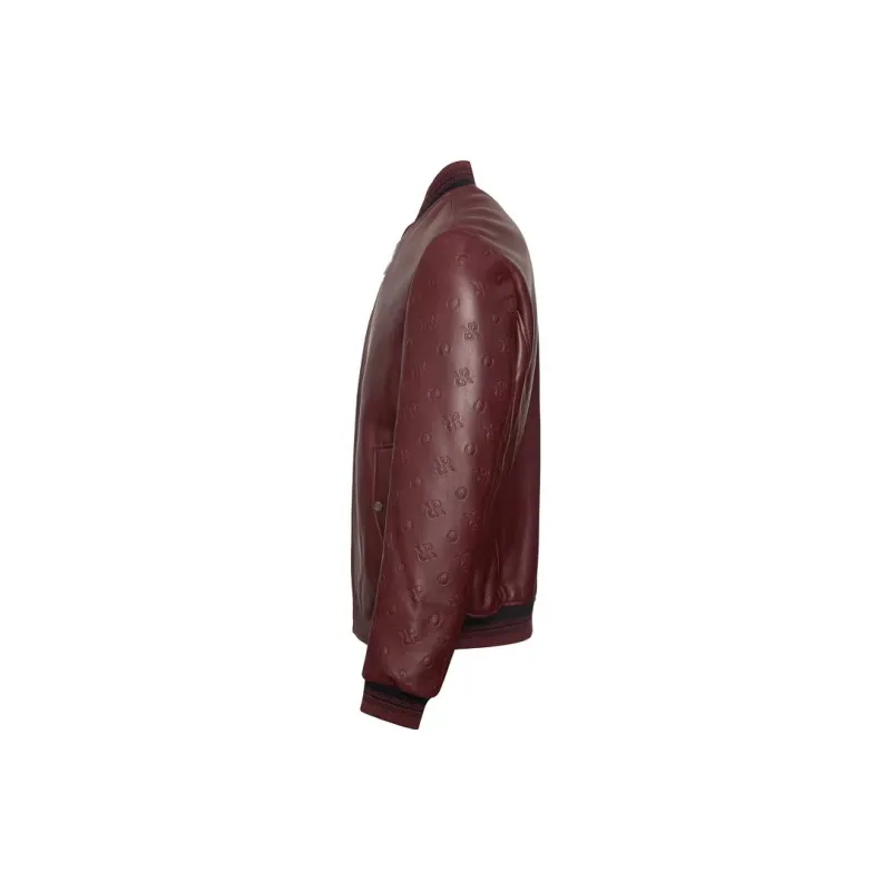 RARE Leather Jackets Men Red-1