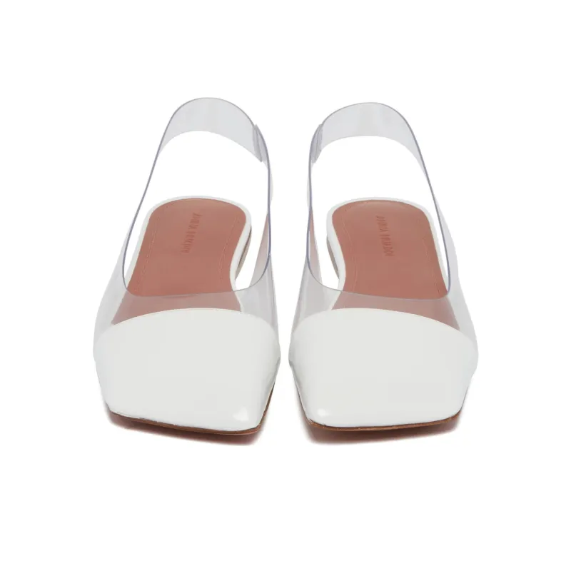 AMINA MUADDI Ane Square toe Ballerina Shoes Women's-4