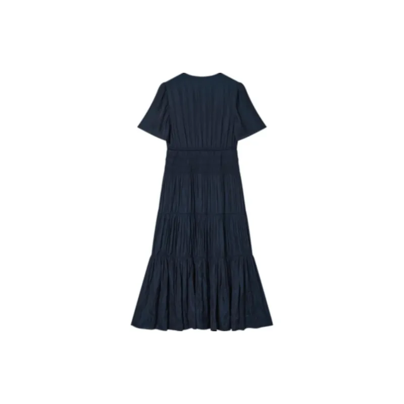Goodland Short Sleeved Dresses Women's Navy Blue-1