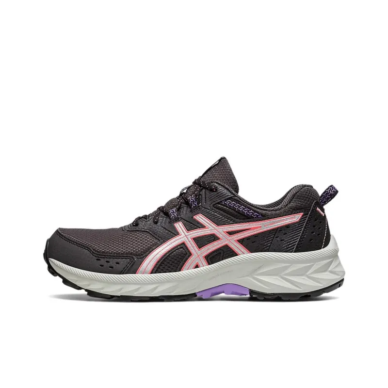 Asics Gel Venture 9 Anti Slip Wear Resistant Low Top Casual Running Shoes Women's Gray Silver-0