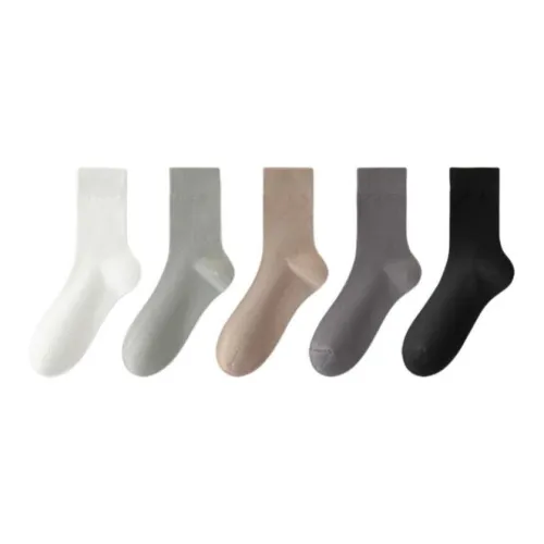 Urban Beauty Mid Calf Socks Men's 5 Pack