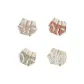 FG-059/B-Light Khaki+Caramel Orange+Beige Gray Green+Champagne White/4 Pack