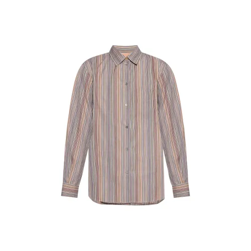 Paul Smith Striped Long sleeved Cotton Shirt