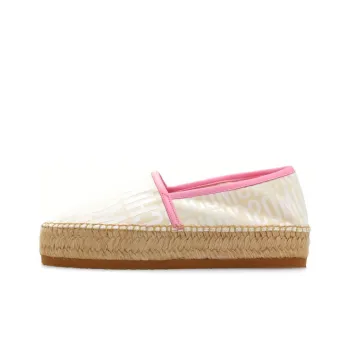MOSCHINO Logo-jacquard Flatform Espadrilles