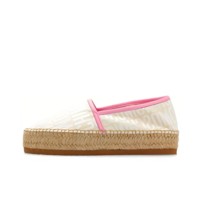 MOSCHINO Logo-jacquard Flatform Espadrilles-0