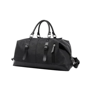 MOYYI Canvas Travel Bag 39L Men's Gray, Black