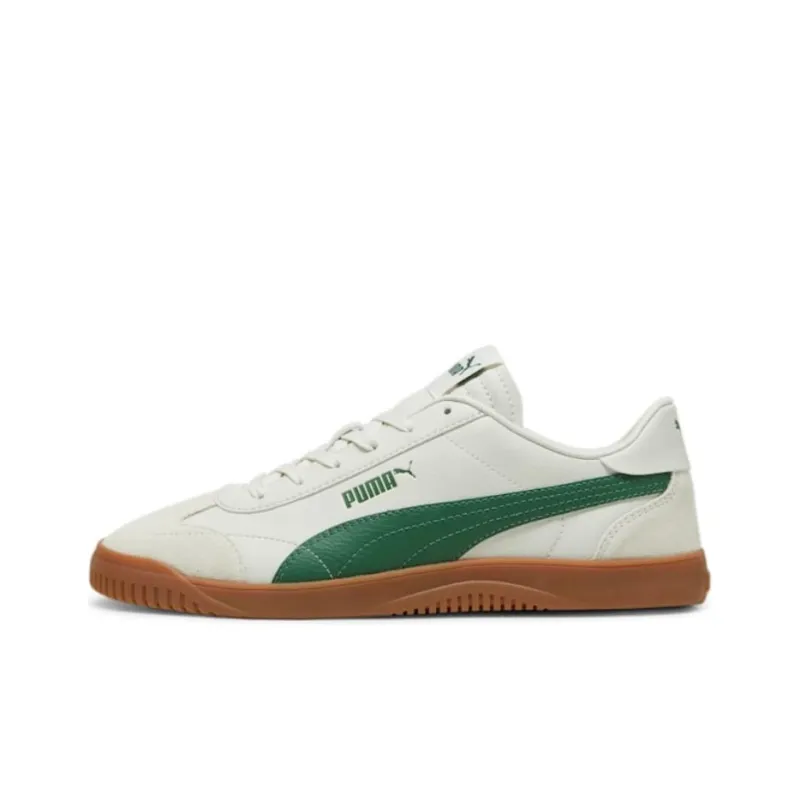 PUMA Club 5v5 Anti Slip Wear Resistant Low Top Skateboard Shoes Unisex Gray Green-0