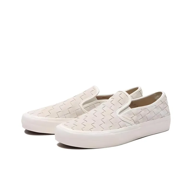 Vans Leather Weave Slip On VR3 Sf 'Marshmallow'-2