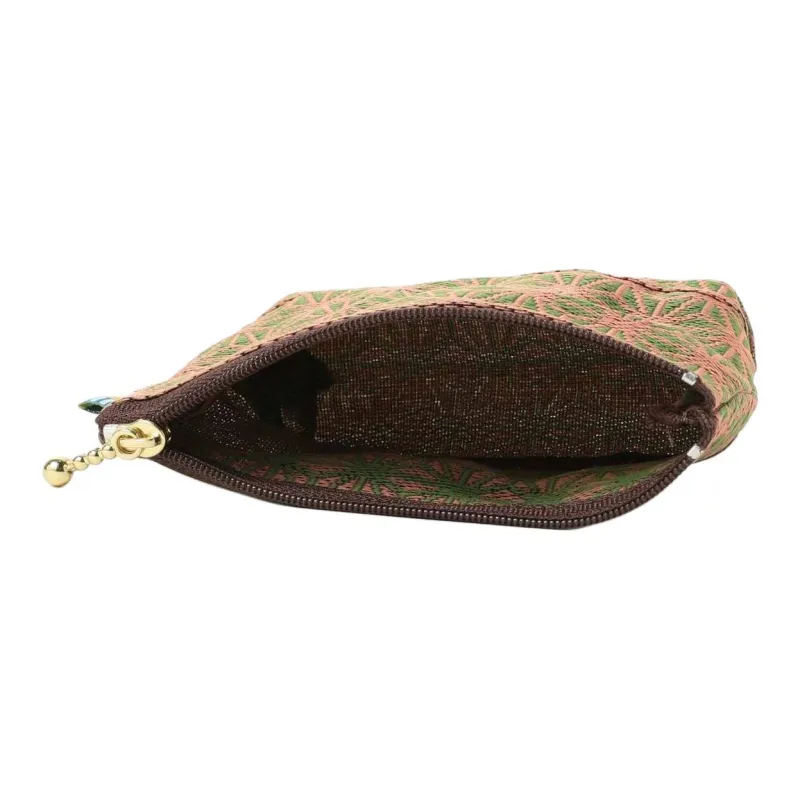 Beams Takada Orimono X Beams Japan Polyethylene Clutch Women's Blue/Pink/Black/Checkered Yellow/Brown-6