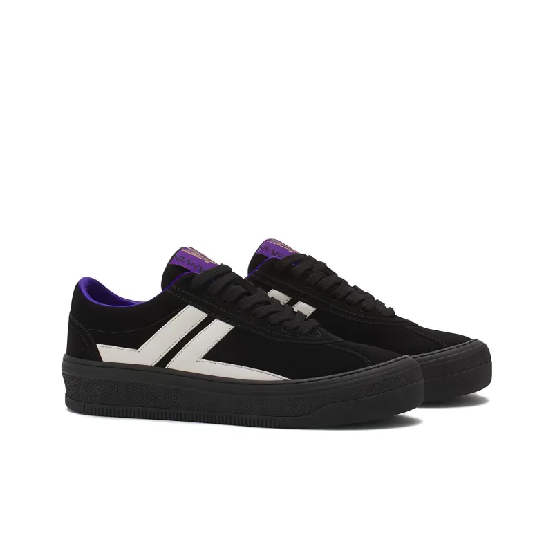Lanvin X Future Panelled Suede Sneakers-2