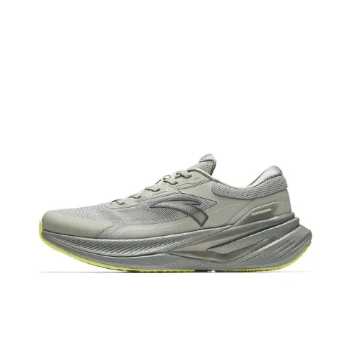 Anta Noble Journey 2nd Generation Cushioning Low-Top Running Shoes Men's Gray Green