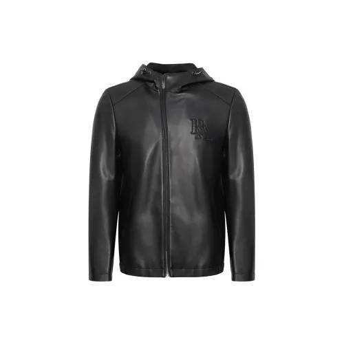 RARE Leather Jackets Men Black