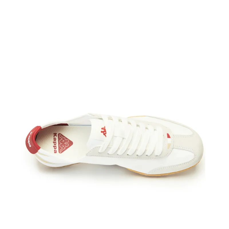 Kappa Anti Slip Wear Resistant Low Top Training Running Shoes Unisex White Red Brown-3