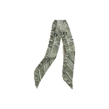 HERMES Silk Scarves Women's Green