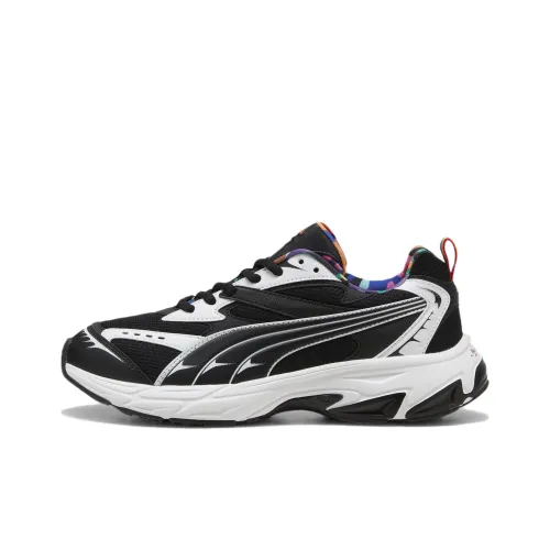 PUMA Morphic Anti-Slip Wear-Resistant Low-Top Running Shoes Unisex Black