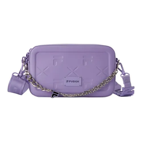 FILA FUSION Polyurethane Shoulder Bag, Crossbody Bag Regular Unisex Sedge Purple