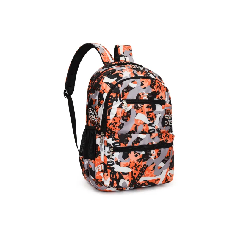 BAODIDAISHU Oxford Backpack Laptop Bag Backpack Unisex Black/Orange/Green/Blue-4