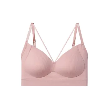 Flowers In Water Bra Women's Peach Pink