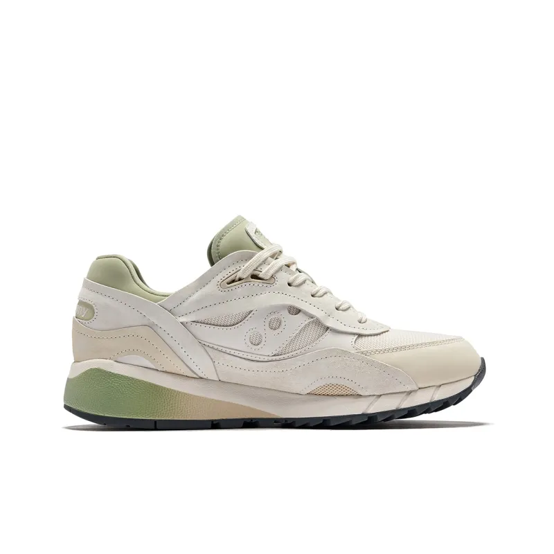 Saucony Low Top Running Shoes Unisex Beige Green-1