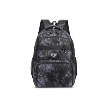 GEERDUN Oxford Backpack Regular Men's Black Gray/Blue/Black Blue/Black Green
