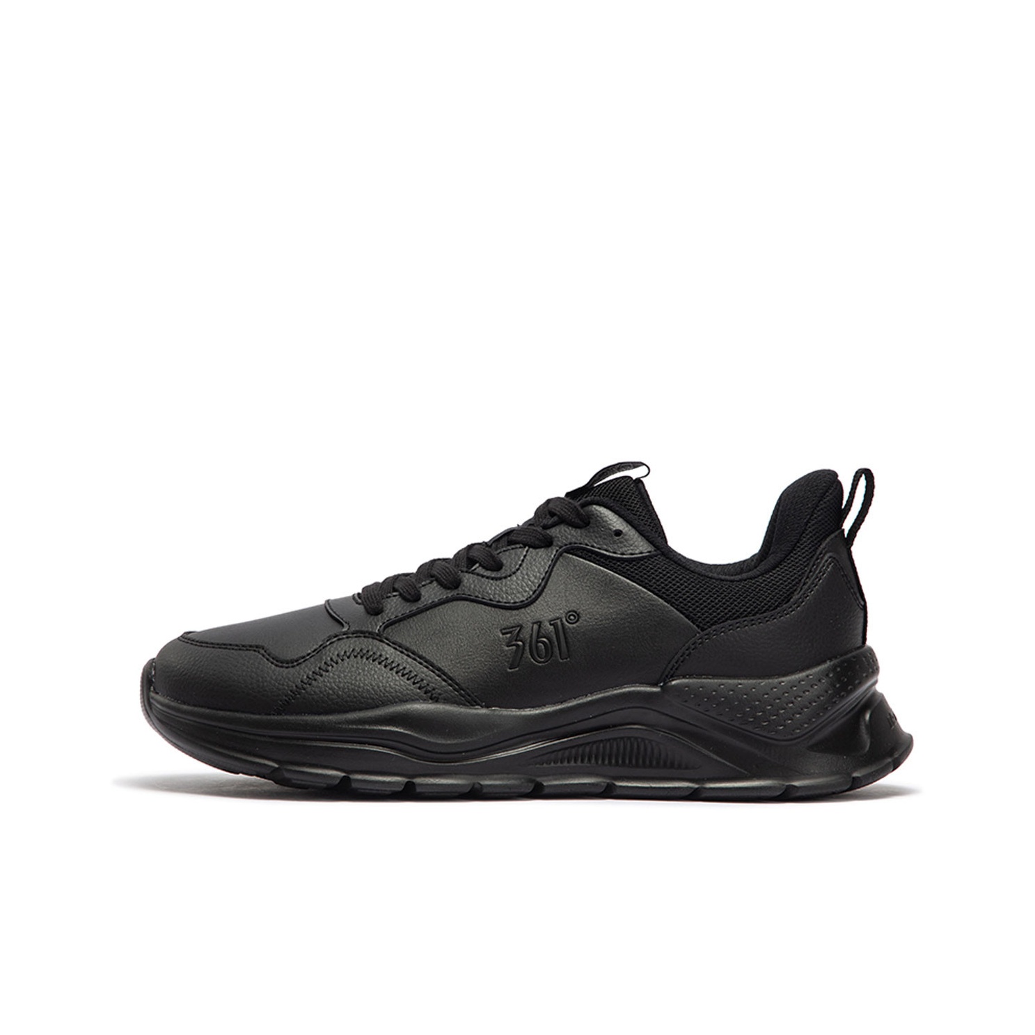 361° Running Shoes Men Low-Top Obsidian Black/Nebula Blue US