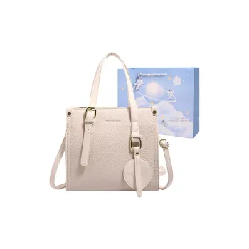 Duoluplo Doron Paul PU Shoulder Bag, Crossbody Bag, Handbag Regular Women's Ecru/Light Gray/Black/Light Brown/Sky Blue