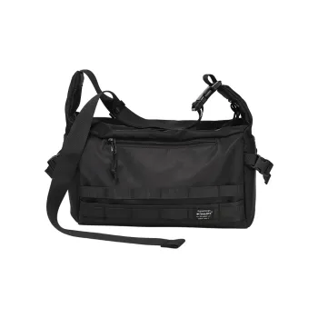 Yohji Kimura Oxford Shoulder Bag Crossbody Bag Unisex Black/Camouflage Black
