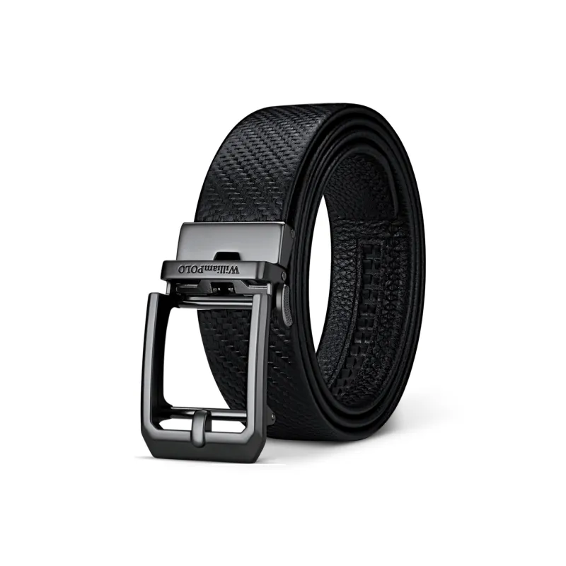 WilliamPOLO Cow Leather Leather Belts Men's Width  3.5cm-0