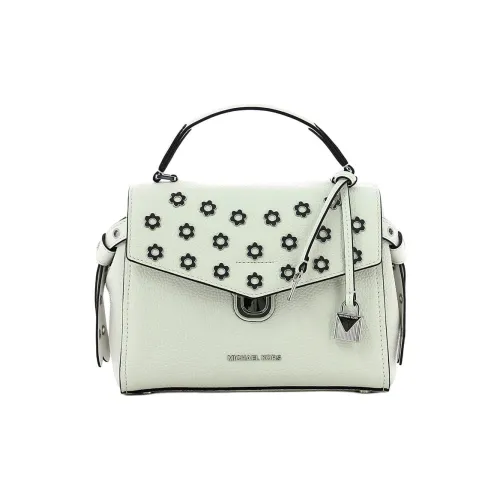 MICHAEL KORS Bristol Genuine Leather Shoulder Bag Crossbody Bag Handbag Small Size Women's White