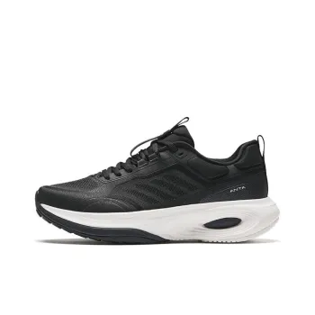 Anta Linghui Cushioning Low-Top Training Shoes Men's Black White