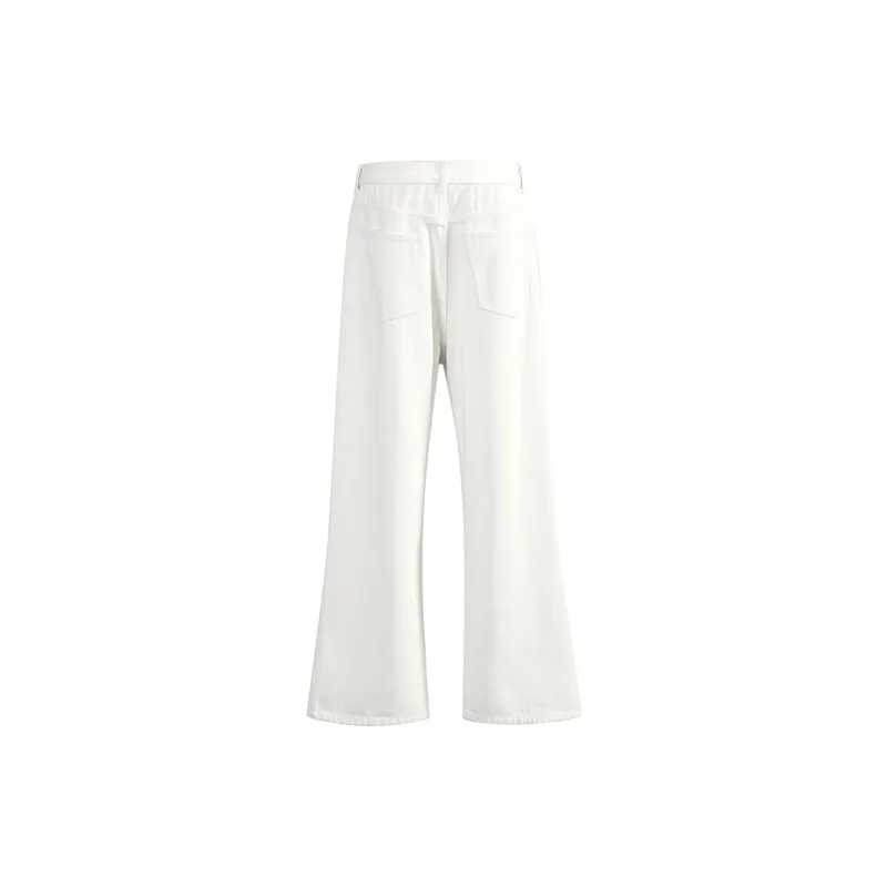 FONDLOOK Jeans Unisex White-1
