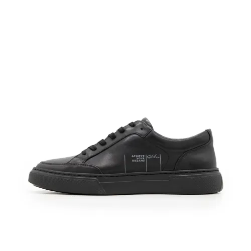 Satchi Low Top Skateboard Shoes Men's Black
