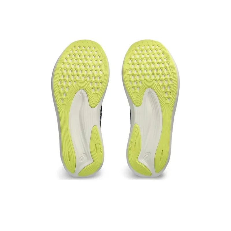 Asics EvoRide Speed Anti-Slip Wear-Resistant Low-Top Casual Running Shoes Women's White Blue Yellow-4