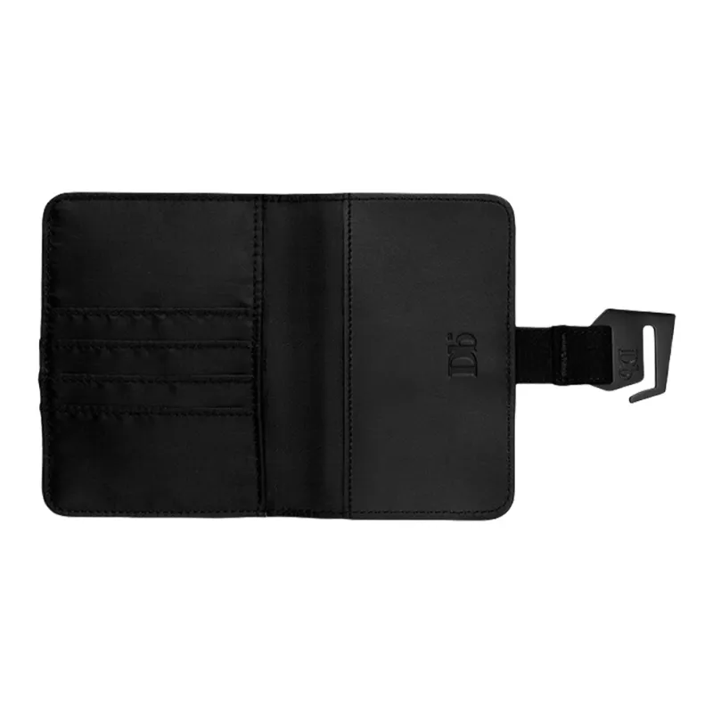 DB Polyester Passport Holder Regular Unisex Black-2