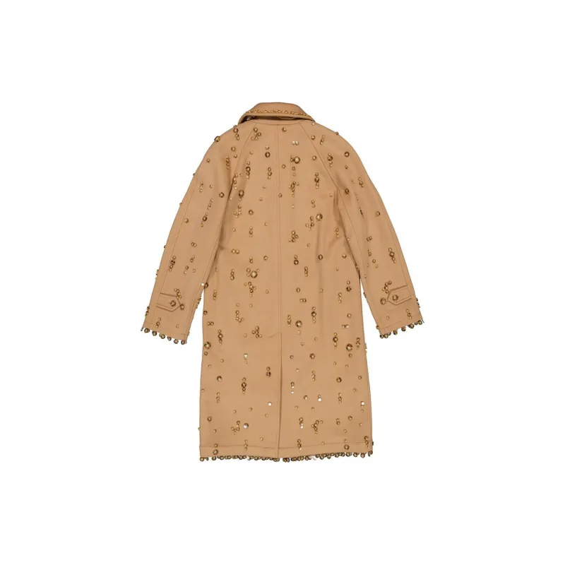 Burberry Coats Women's Camel-1