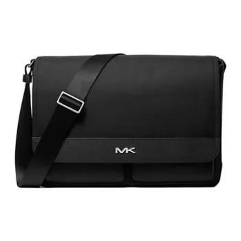 MICHAEL KORS Recycled Nylon Messenger Bag Shoulder Bag Crossbody Bag Men's Black