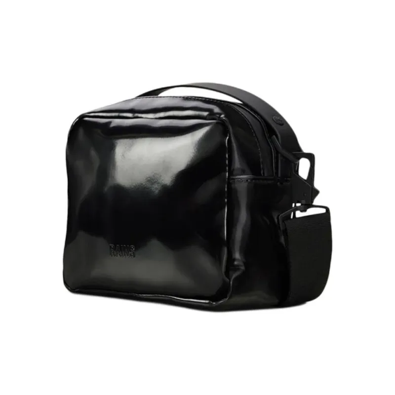 Rains Waterproof Material Shoulder Bag Crossbody Bag Handbag Regular Unisex Black-2