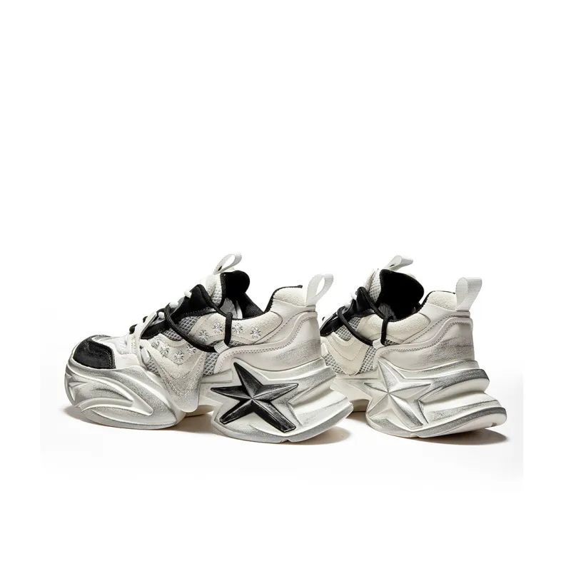 MQ Anti Slip Wear Resistant Low Top Chunky Sneakers Women's-7