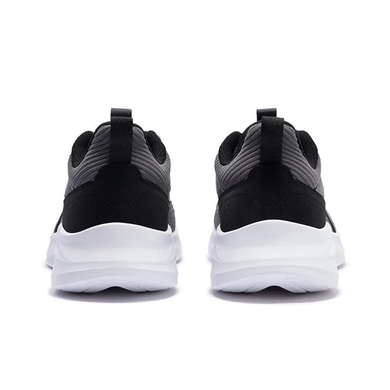 361° Cushioning, Abrasion Resistant, Breathable, Lightweight Low Top Casual Running Shoes Men's Gray Black-5