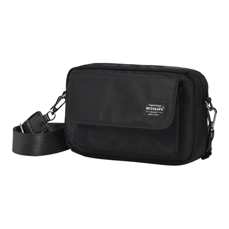 Yohji Kimura Oxford Crossbody Bags Men's Black/Camouflage Black-12