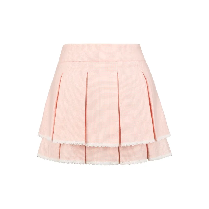 AYF Casual Short Skirts Women's Pink-1