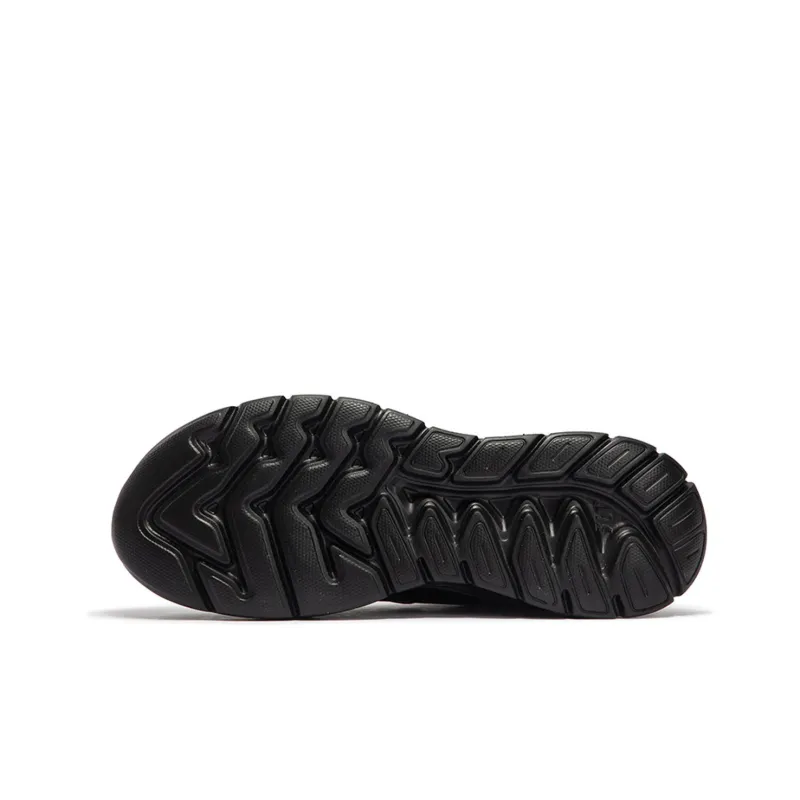 361° Cushioned Wear Resistant Lightweight Low Top Casual Running Shoes Men's Obsidian Black-4