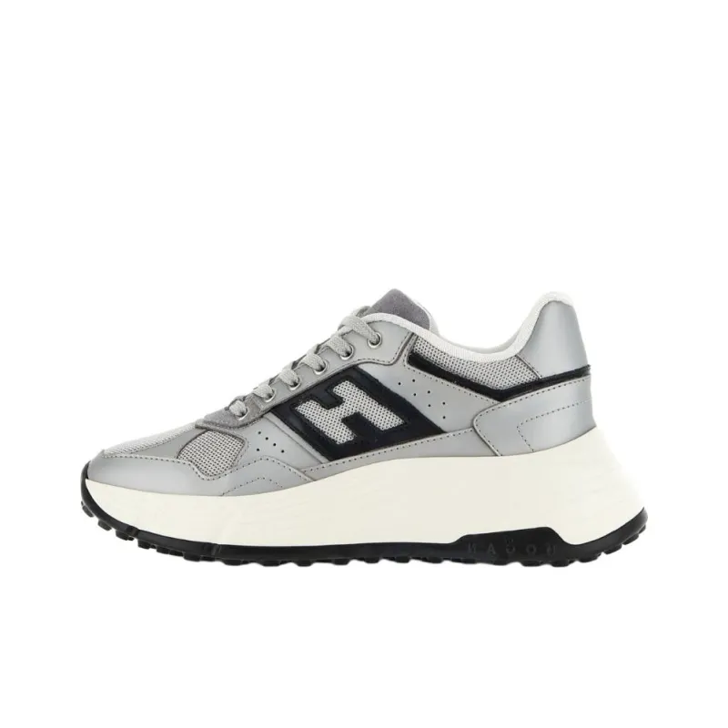HOGAN H669 Side Logo Patch Low Top Sneakers Women's-0