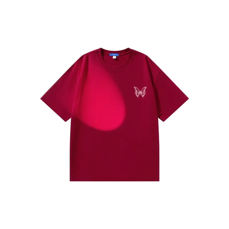 PEIMENG Short Sleeved T Shirts Unisex Comes With Necklace-1
