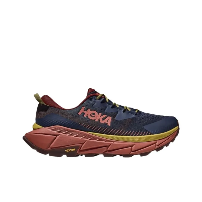 HOKA ONE ONE SKY  Float X Low Top Outdoor Shoes Men's Blue Red-1
