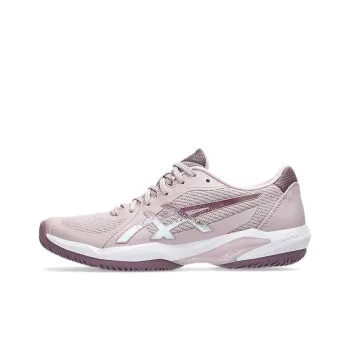 Asics SOLUTION SWIFT FF 2 Abrasion Resistant Low Top Tennis Shoes Unisex Purple White