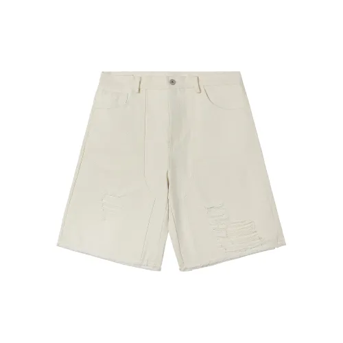 Evi Stub Cargo Shorts Men White