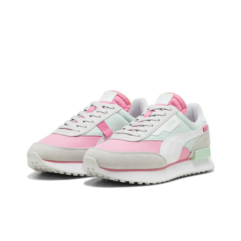 PUMA Future Rider Slip Resistant Low Top Casual Running Shoes Unisex Pink-2