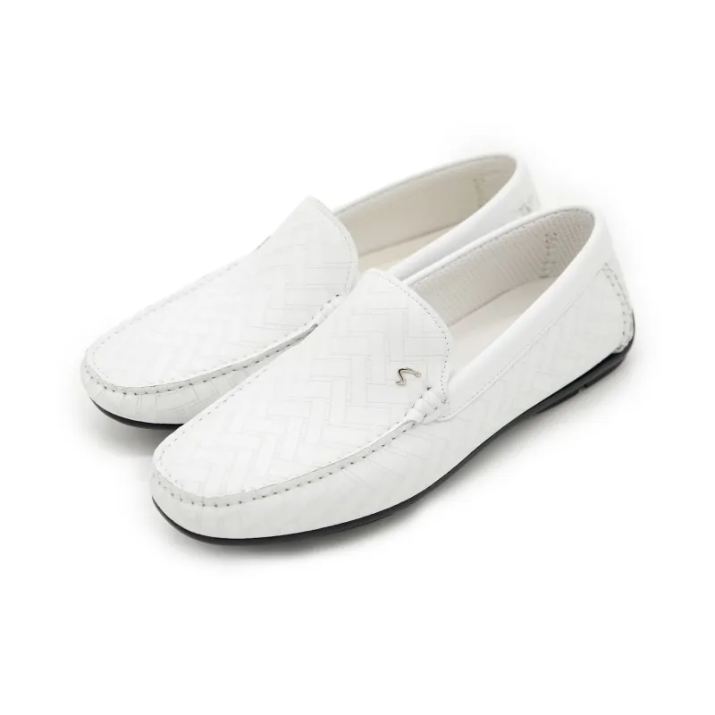 Satchi Loafers Men White-2