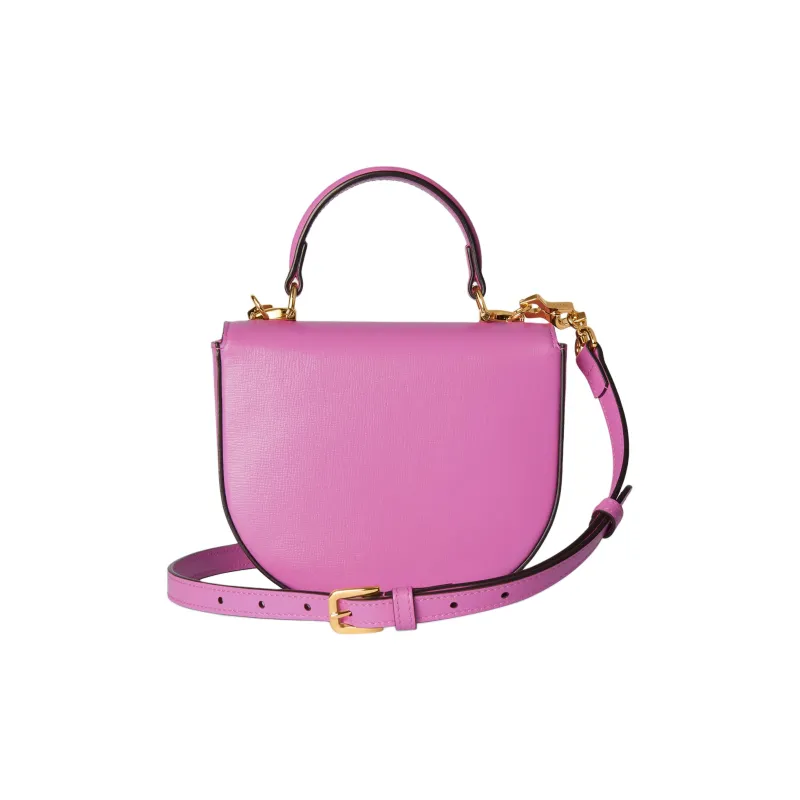 GUCCI Horsebit 1955 Leather Shoulder Bag Crossbody Bag Handbag Mini Women's Pink-2